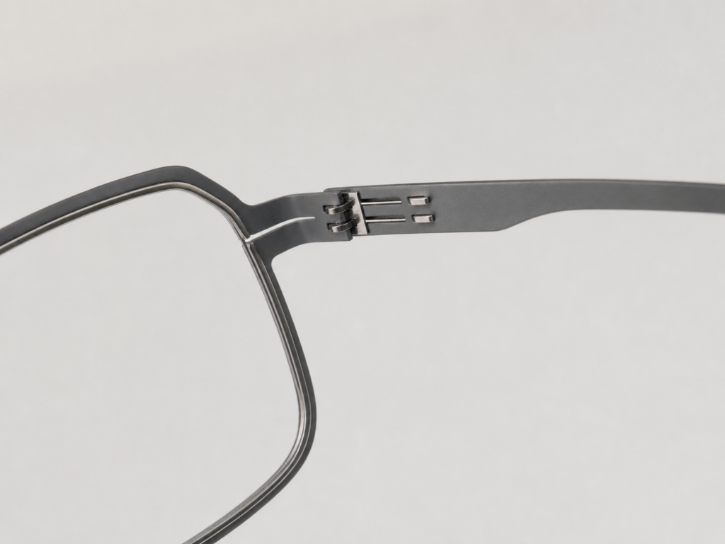Vector temple-to-front connection detail